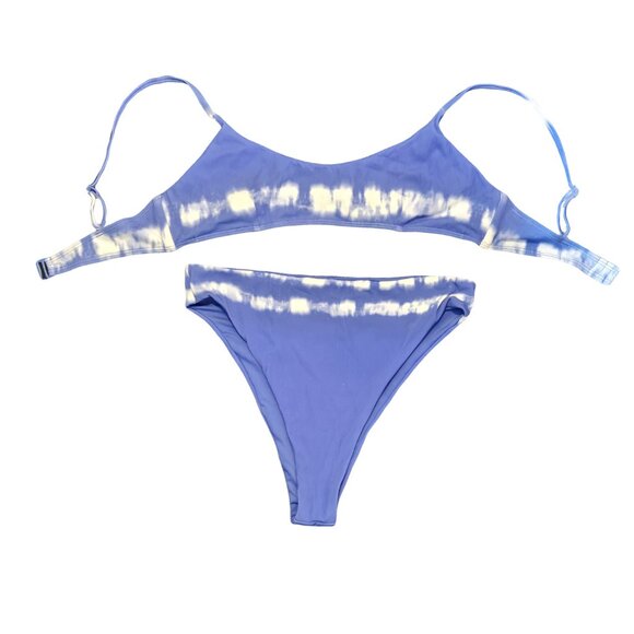 Periwinkle Blue & White Bikini S - Picture 1 of 2